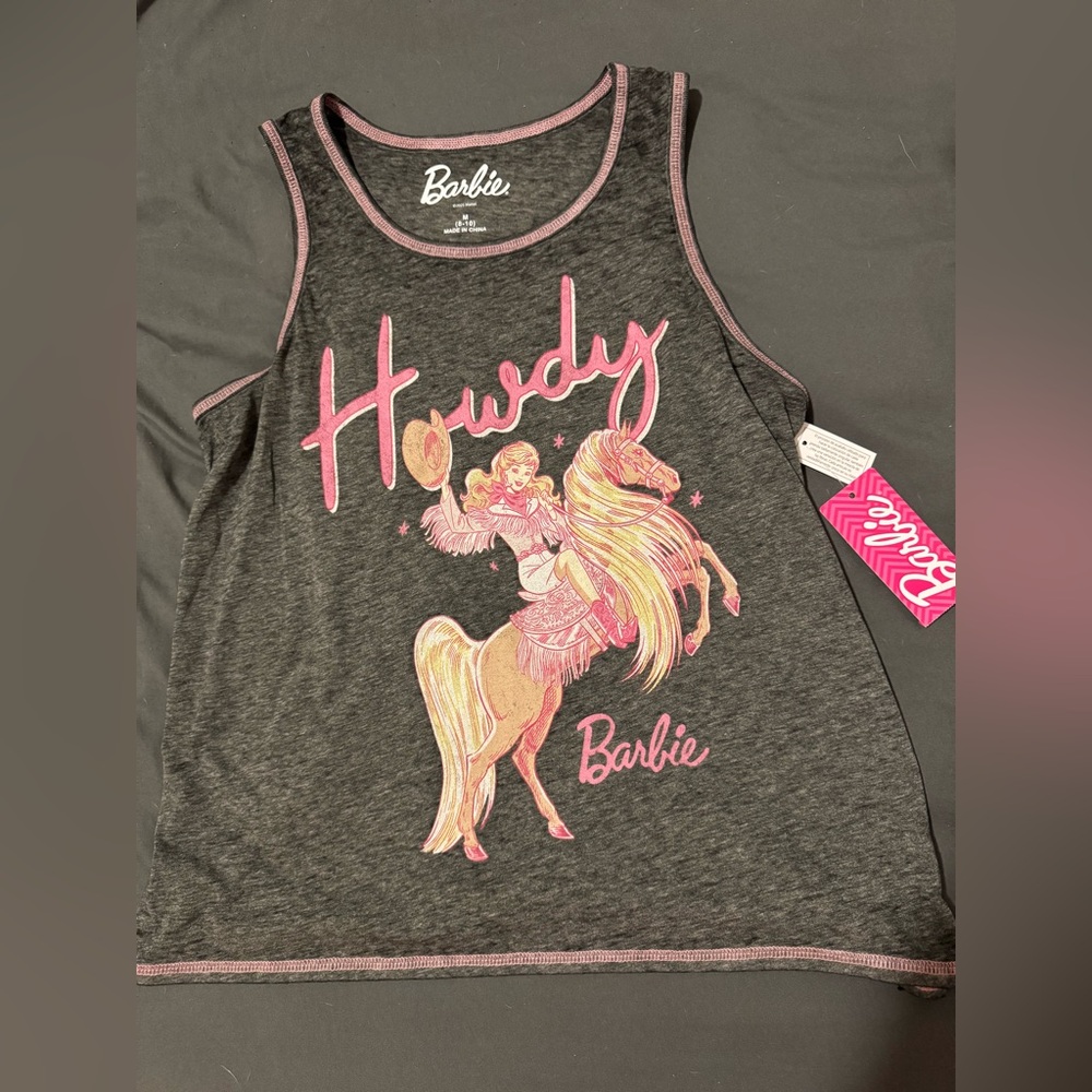 Barbie Western Cowgirl Sleep Pj Tank Loungewear